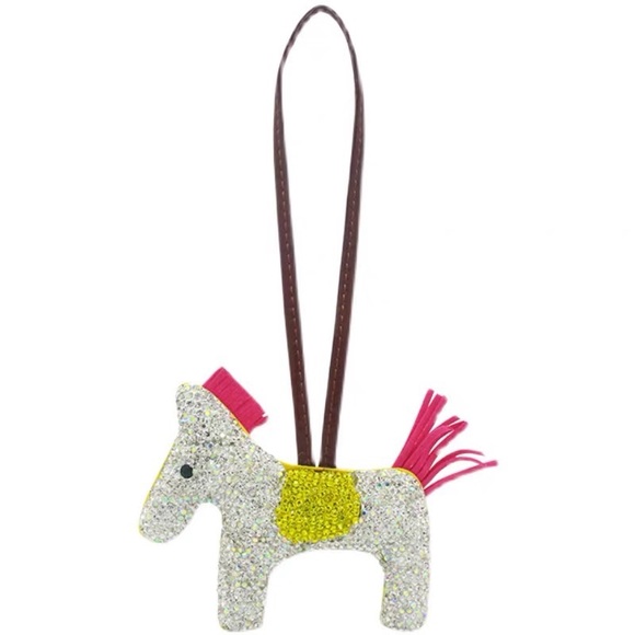 Crystal Pony Bag Charm- yellow - Picture 4 of 4